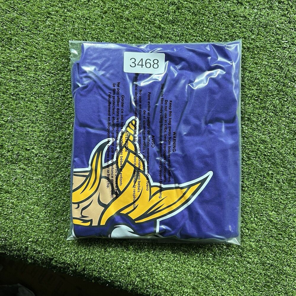 Minnesota Vikings Shirt Men’s The Nike Tee Dri Fit Purple NFL Crew 2XL NWT - Picture 7 of 7